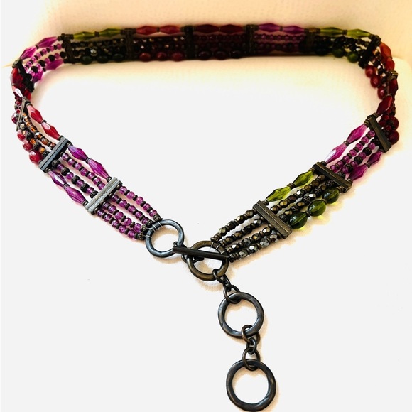 Beaded belt colorful - Picture 9 of 9